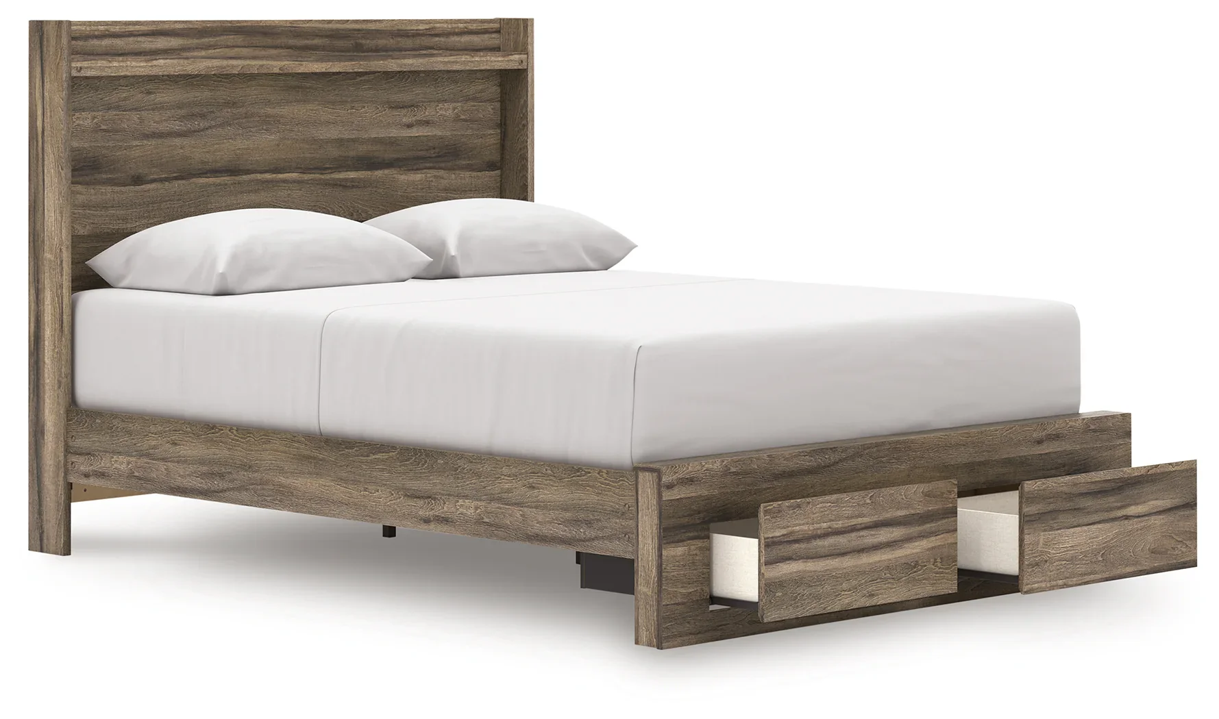 Elbrim - Queen Panel Storage Bed - Brown - Image 4