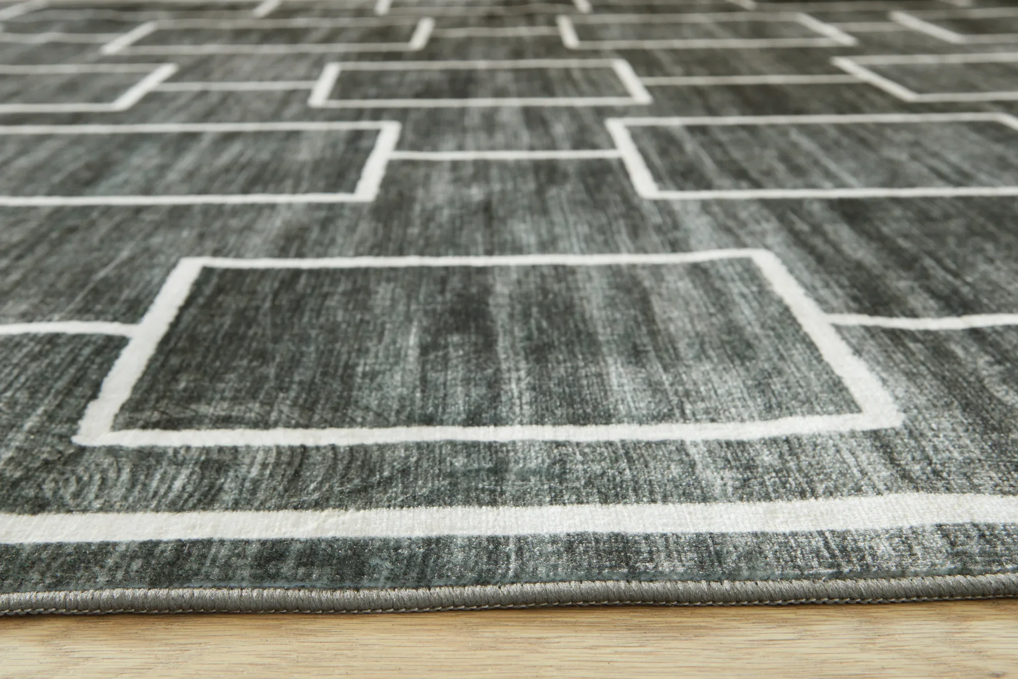 Elderland - Black / Gray - Washable Large Rug - 8' x 10' - Image 4