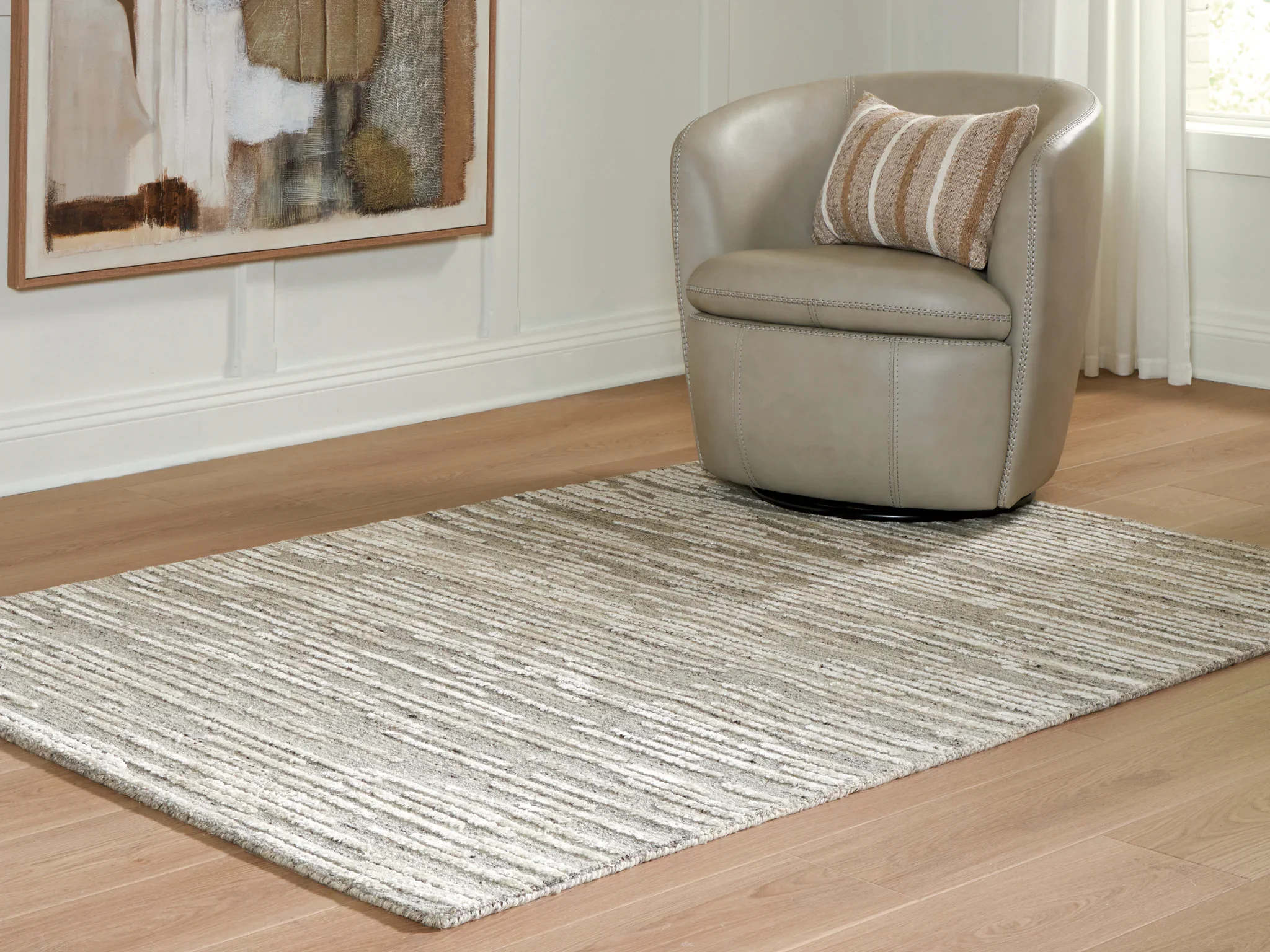 Eljory - 5' x 7' Rug - Gray - Image 2
