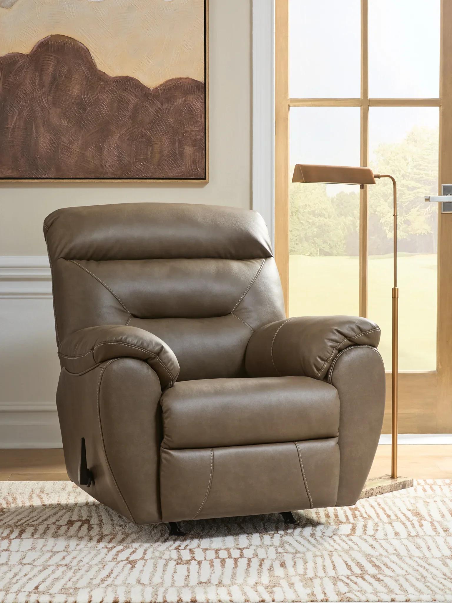 Elksworth - Rocker Recliner - Biscotti - Image 2