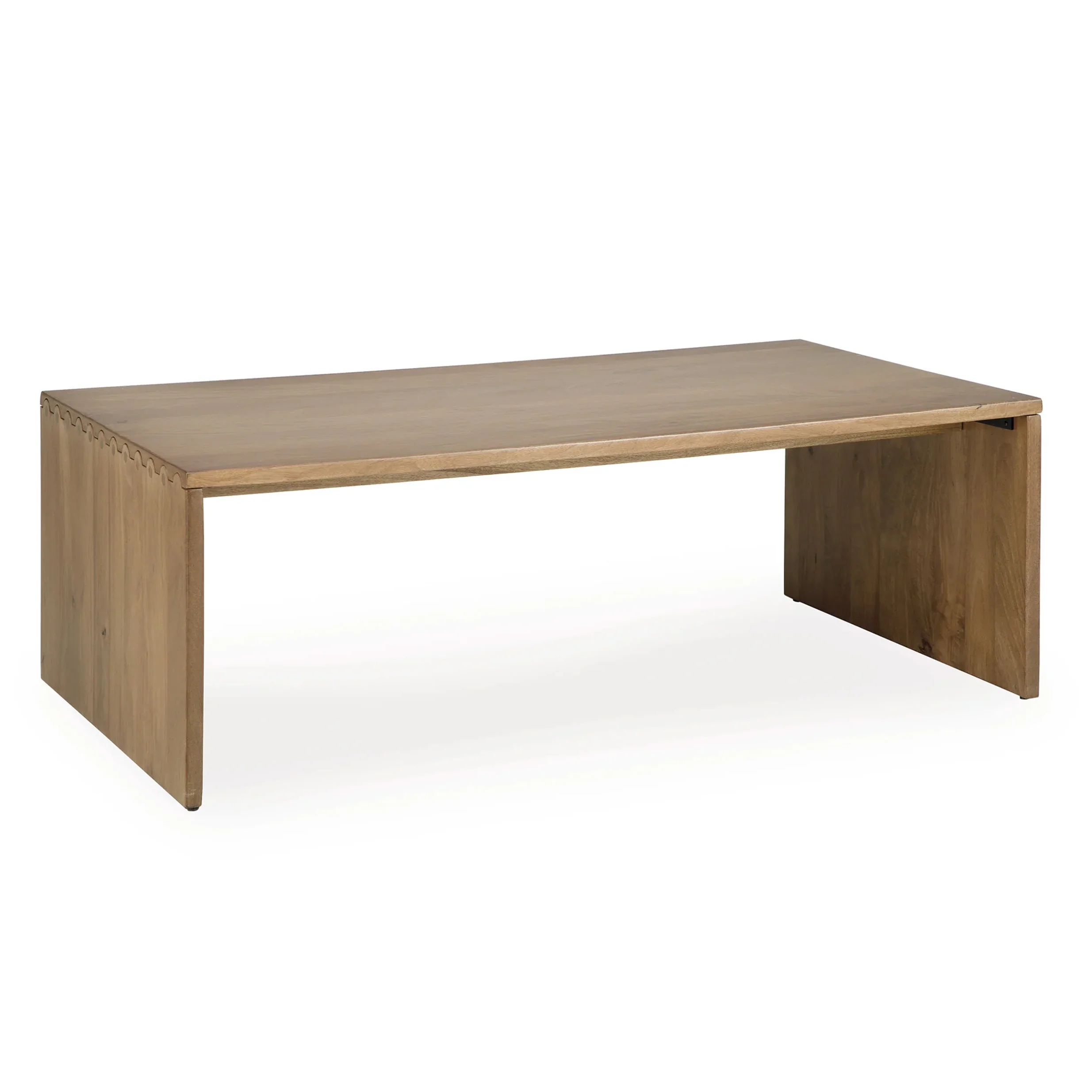 Ella Grove - Rectangular Cocktail Table - Rich Brown
