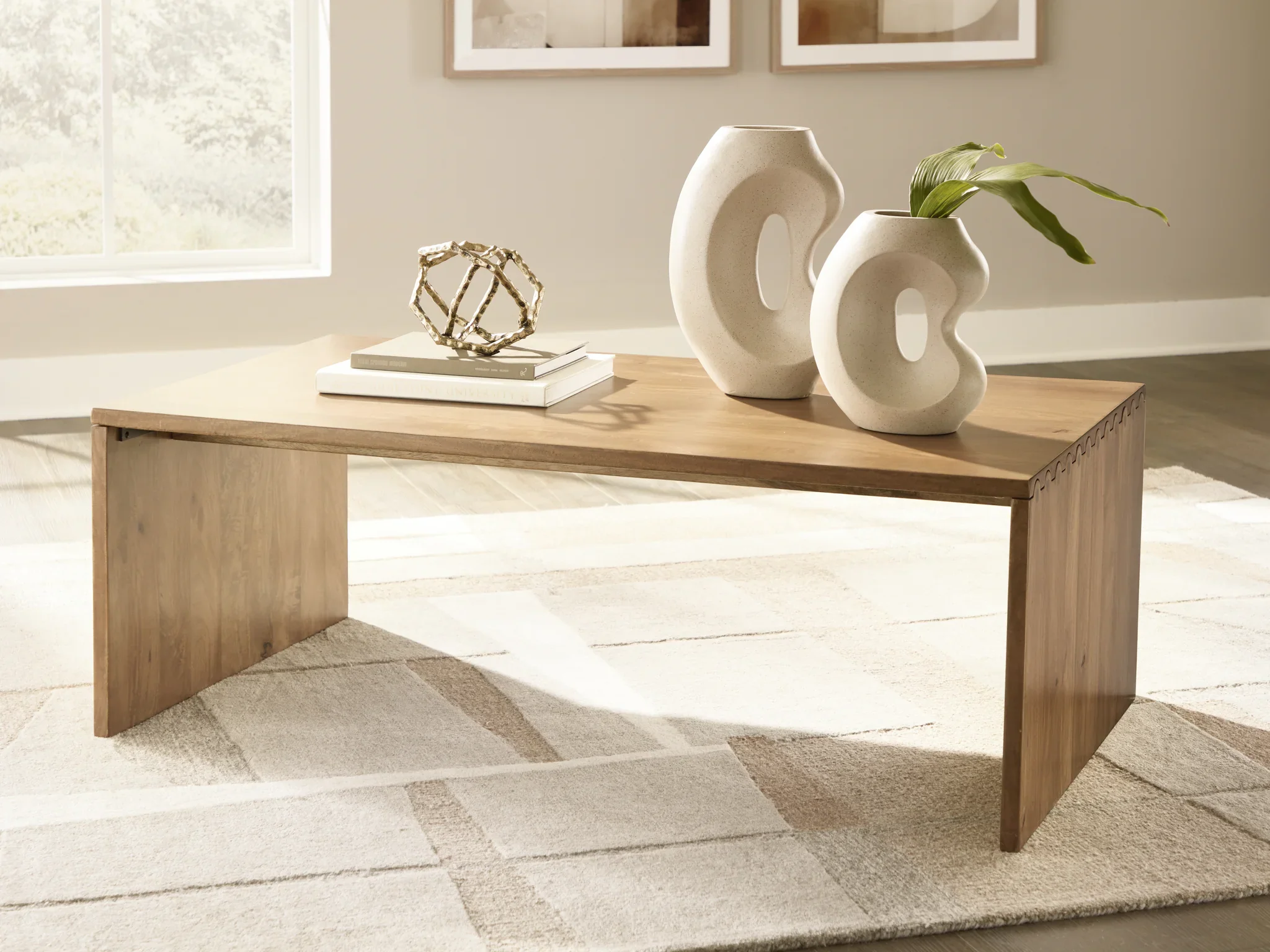 Ella Grove - Rectangular Cocktail Table - Rich Brown - Image 2