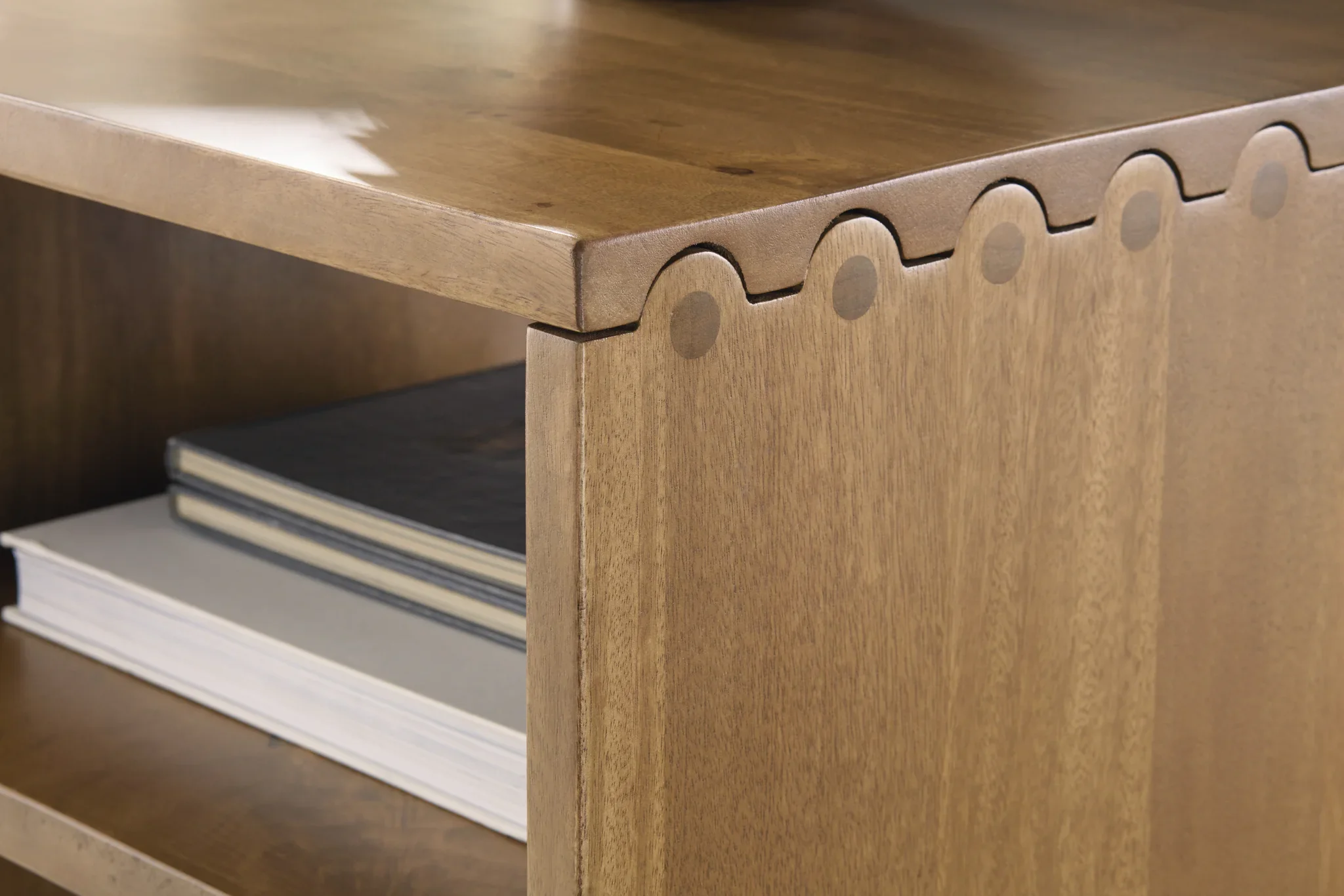 Ella Grove - Rectangular End Table - Rich Brown - Image 5