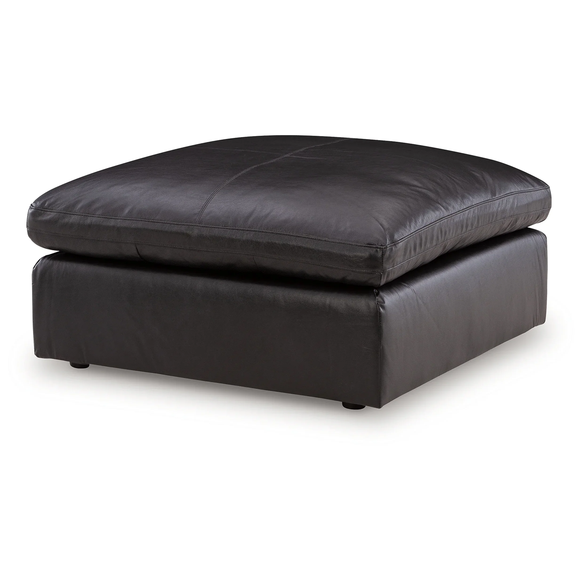 Emilia - Black - Oversized Accent Ottoman