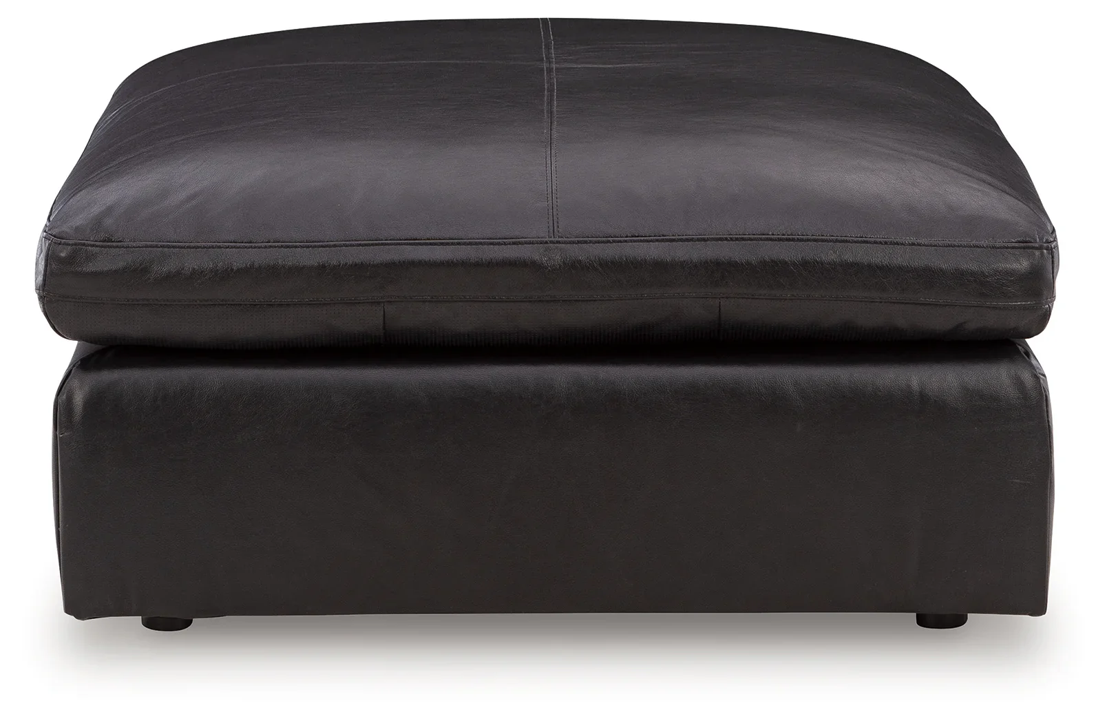 Emilia - Black - Oversized Accent Ottoman - Image 2
