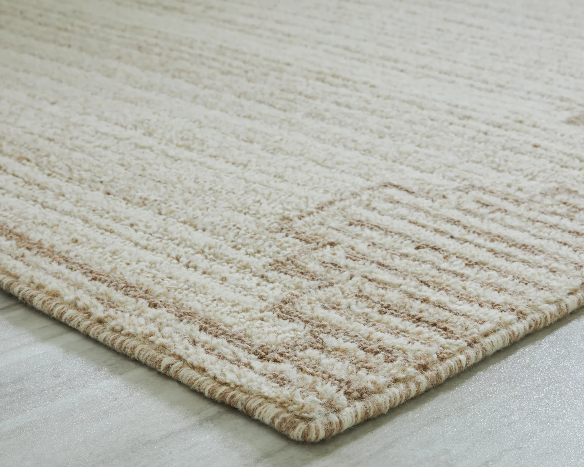 Emorymore - Brown / Beige - Medium Rug - 5' x 7' - Image 4