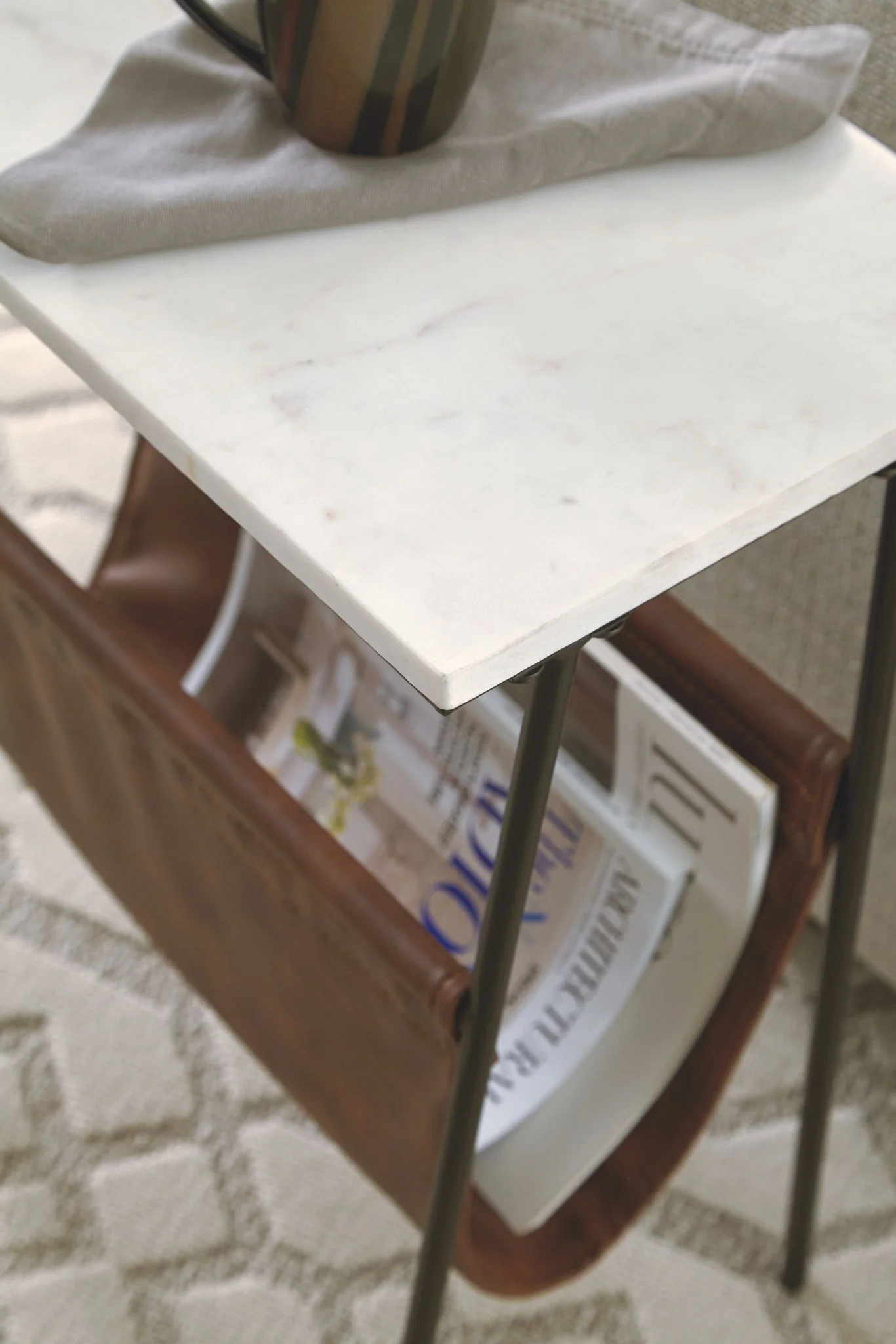 Etanbury - Brown / Black/white - Accent Table - Image 4