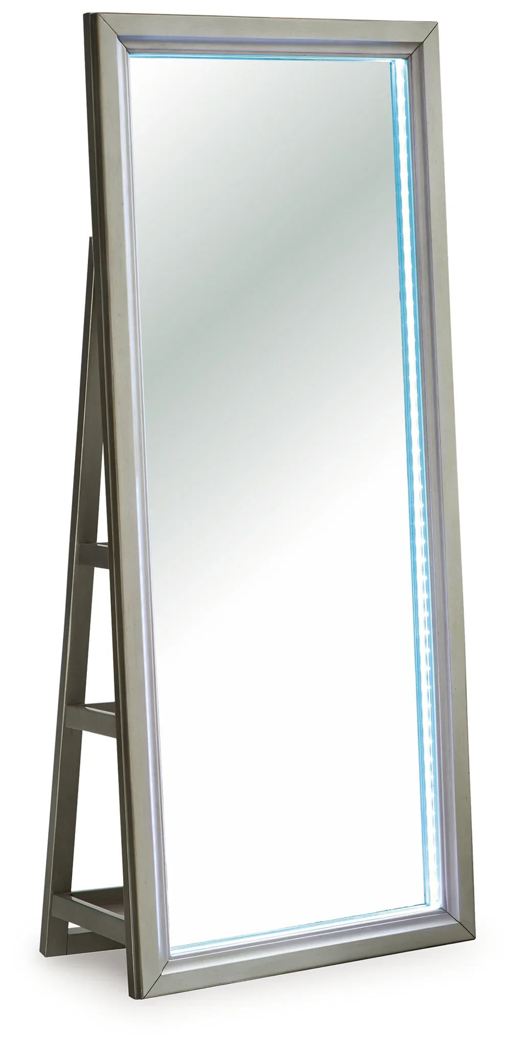 Evesen - Champagne - Floor Standing Mirror With Storage - Image 11