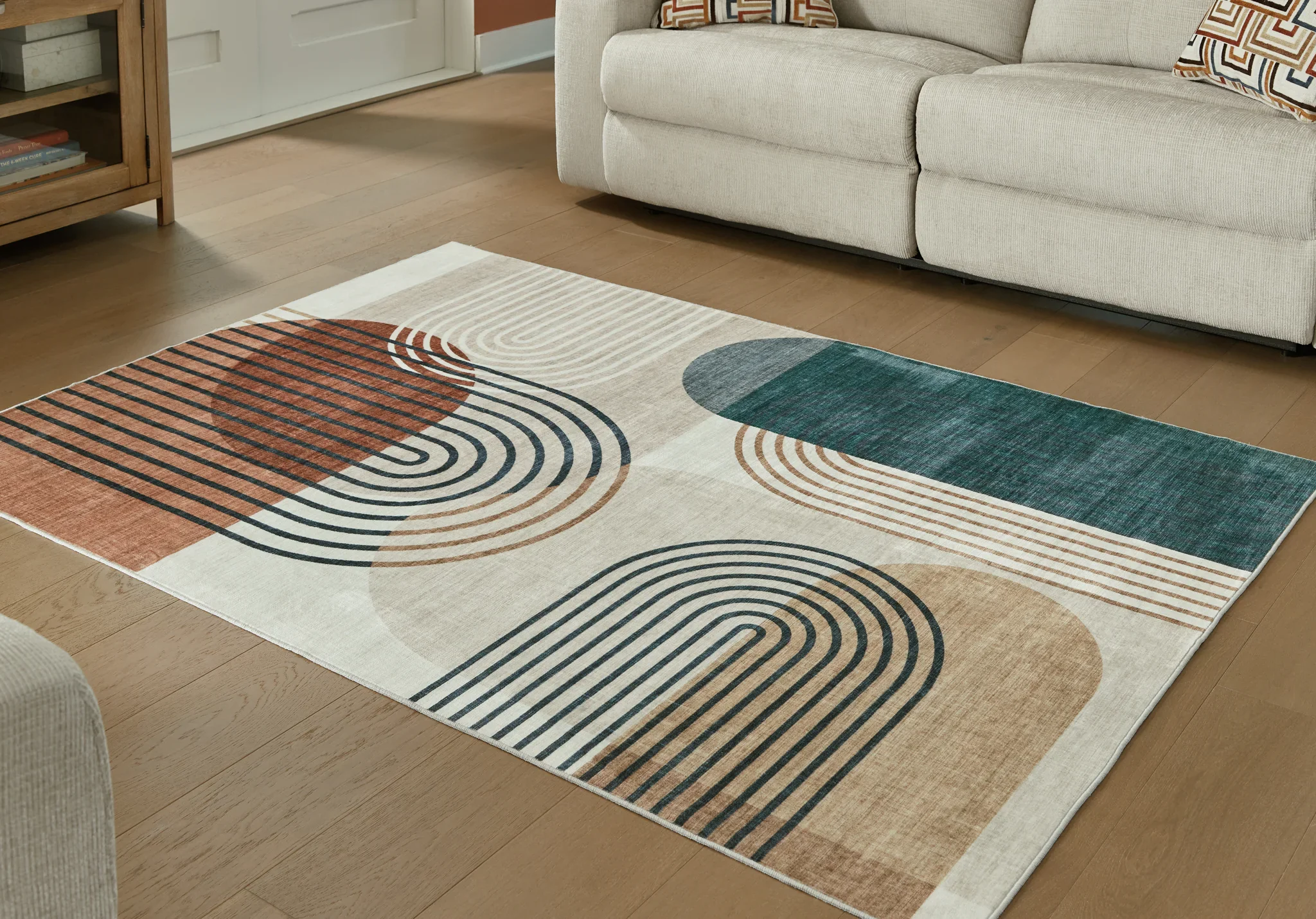 Farrendale - Multi - Washable Large Rug - 8' x 10' - Image 2