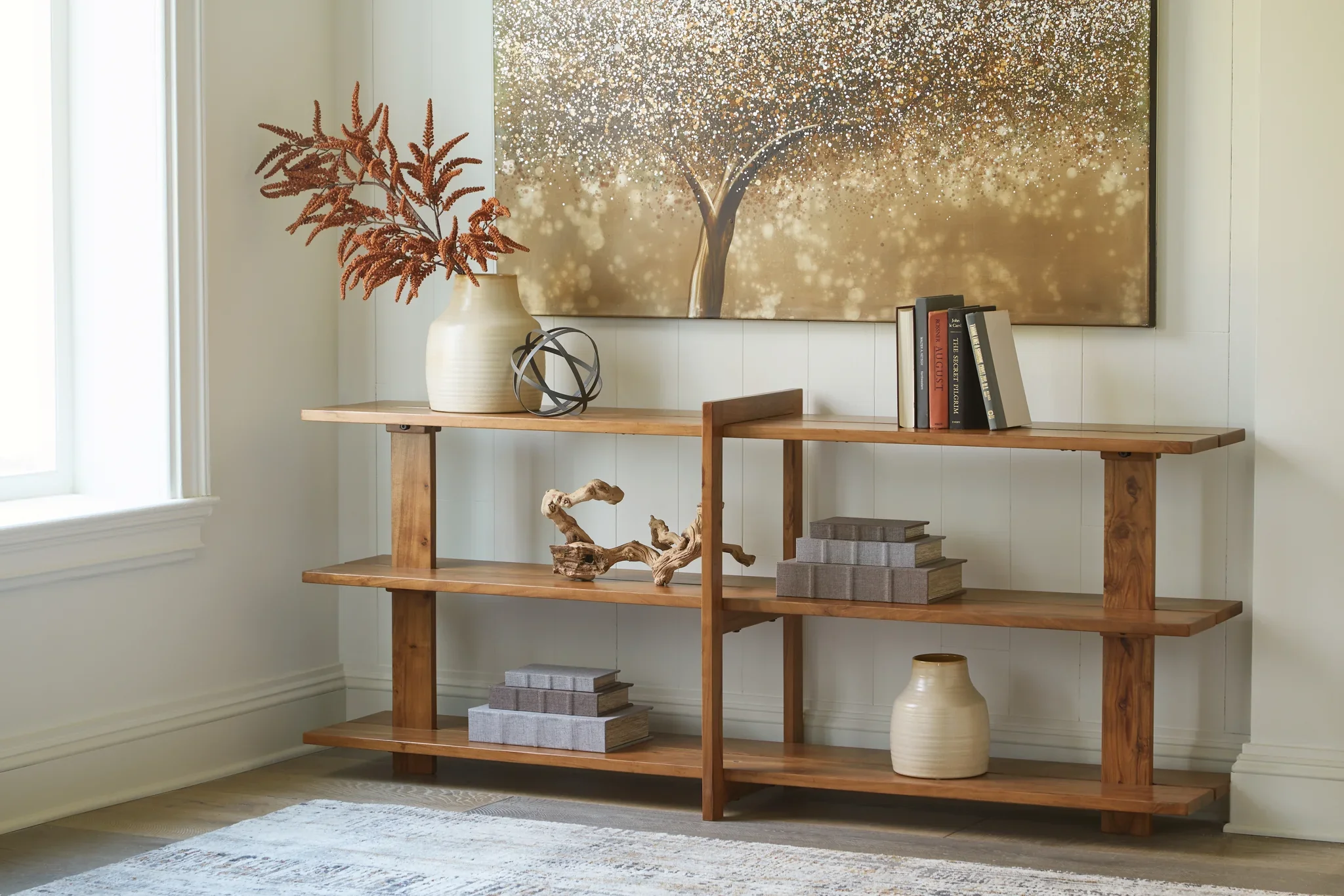 Fayemour - Brown - Console Sofa Table - Image 2