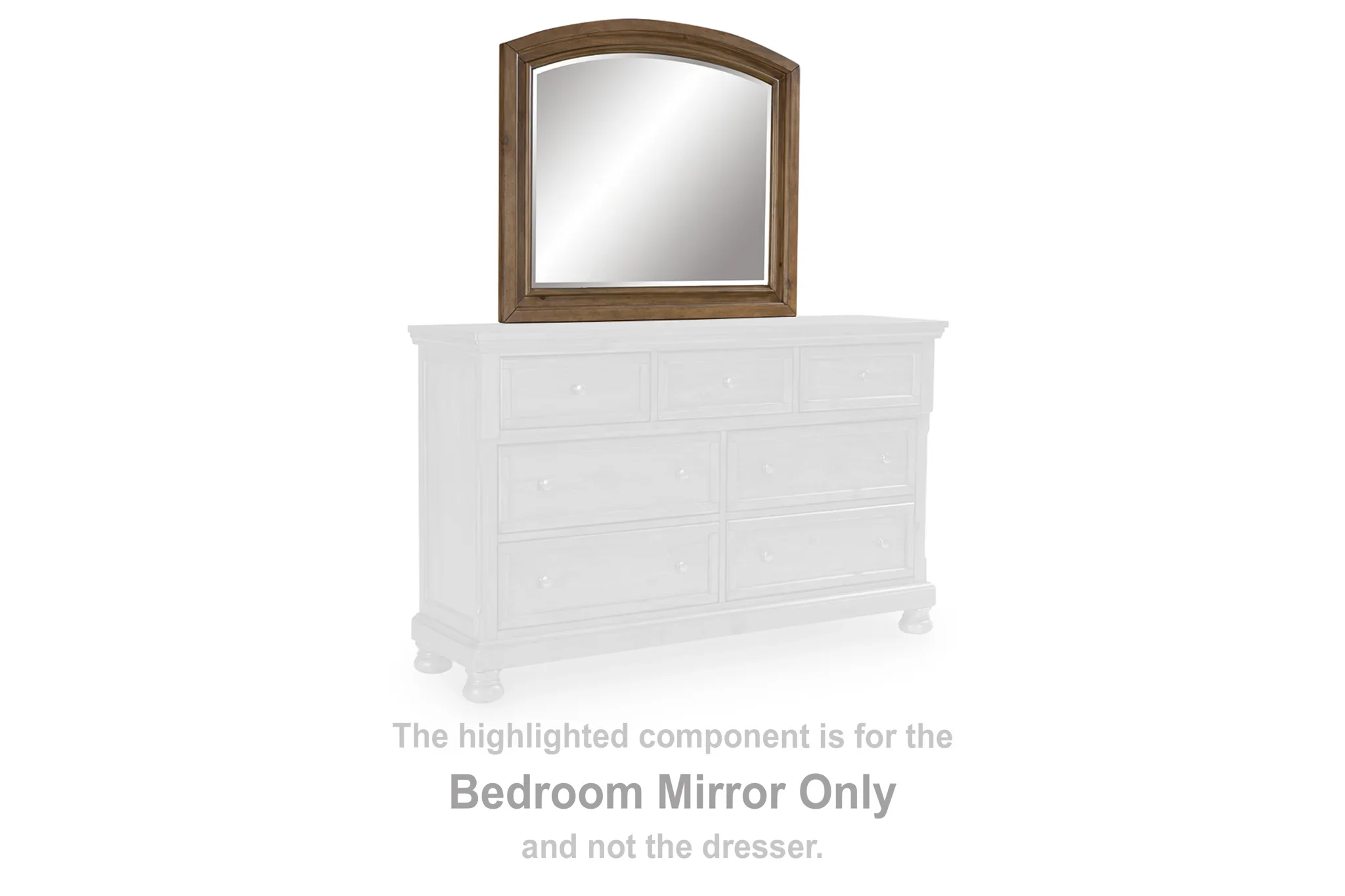 Feddinger - Medium Brown - Bedroom Mirror - Image 2