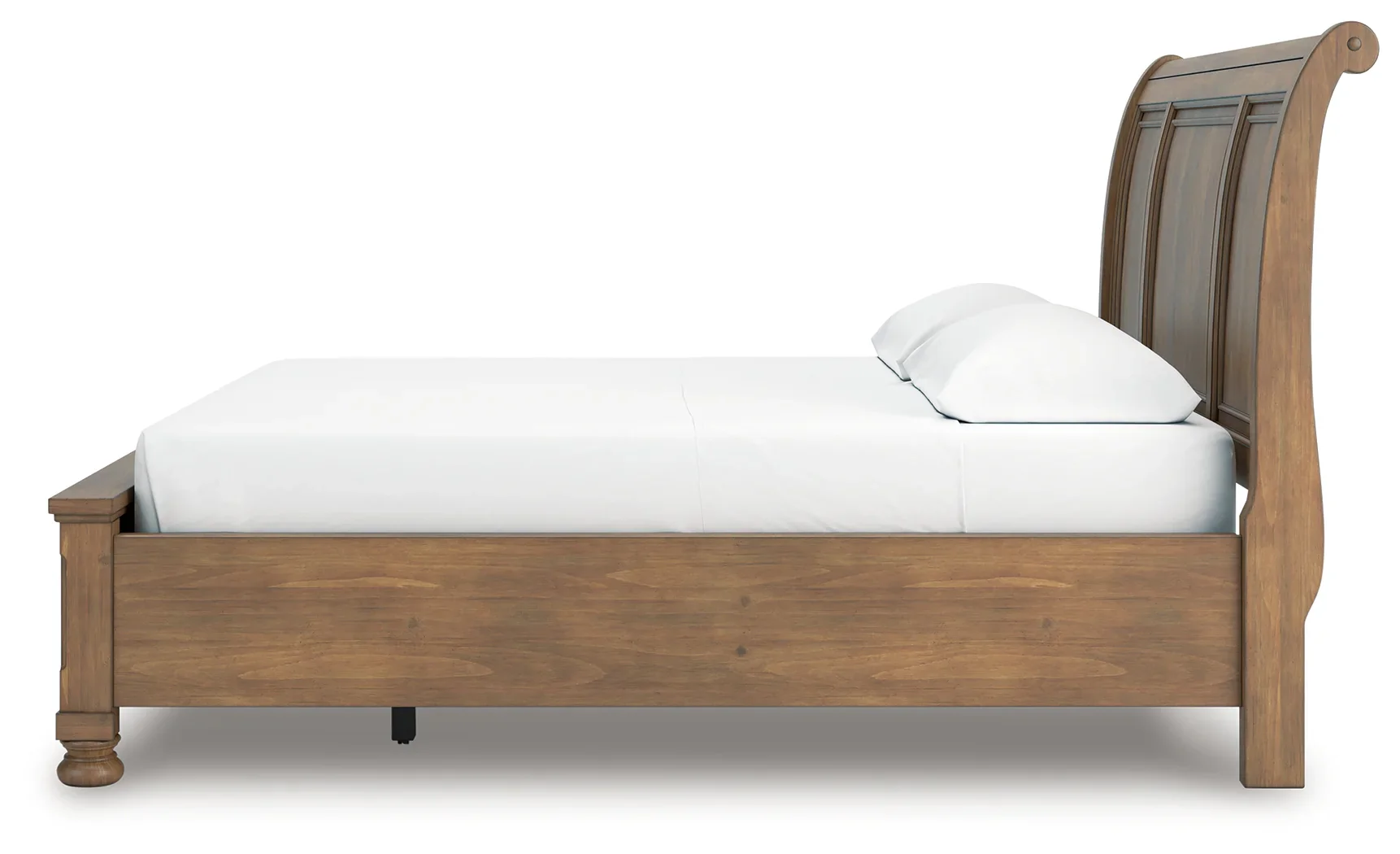 Feddinger - Medium Brown - California King Storage Sleigh Bed - Image 8