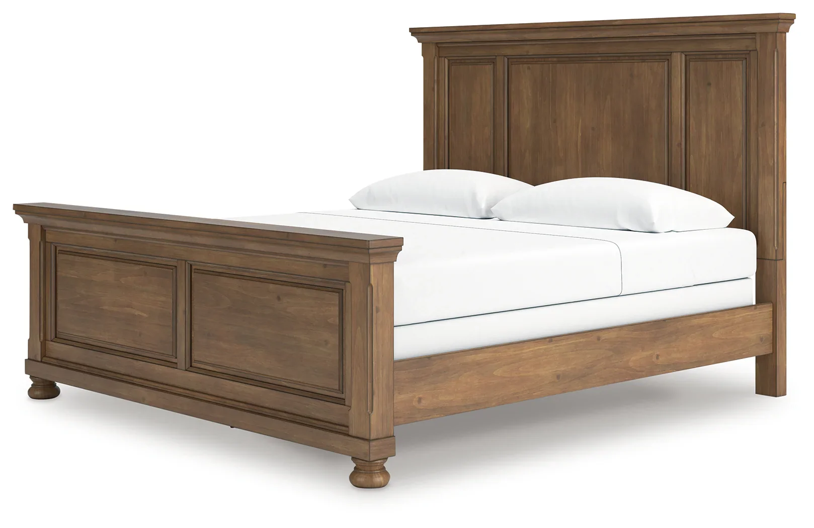 Feddinger - Medium Brown - King Panel Bed - Image 4