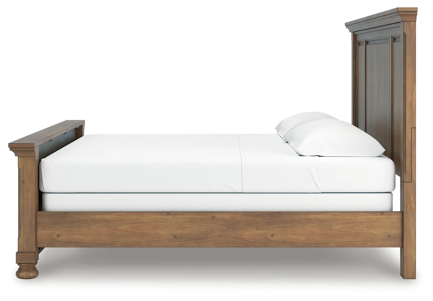 Feddinger - Medium Brown - King Panel Bed - Image 7