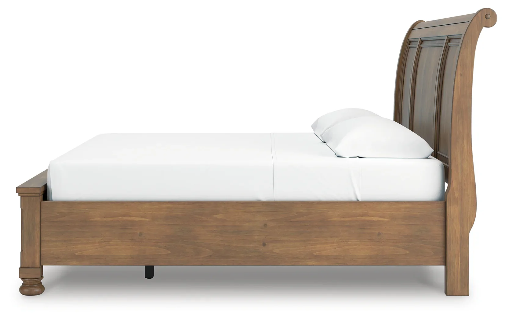 Feddinger - Medium Brown - King Storage Sleigh Bed - Image 8