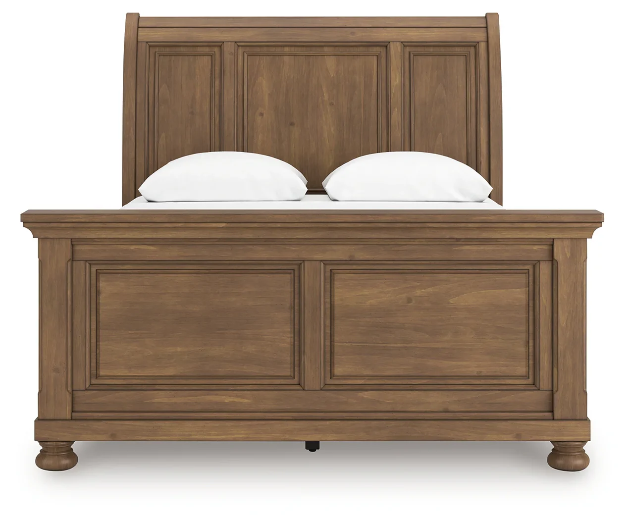 Feddinger - Medium Brown - Queen Sleigh Bed - Image 3