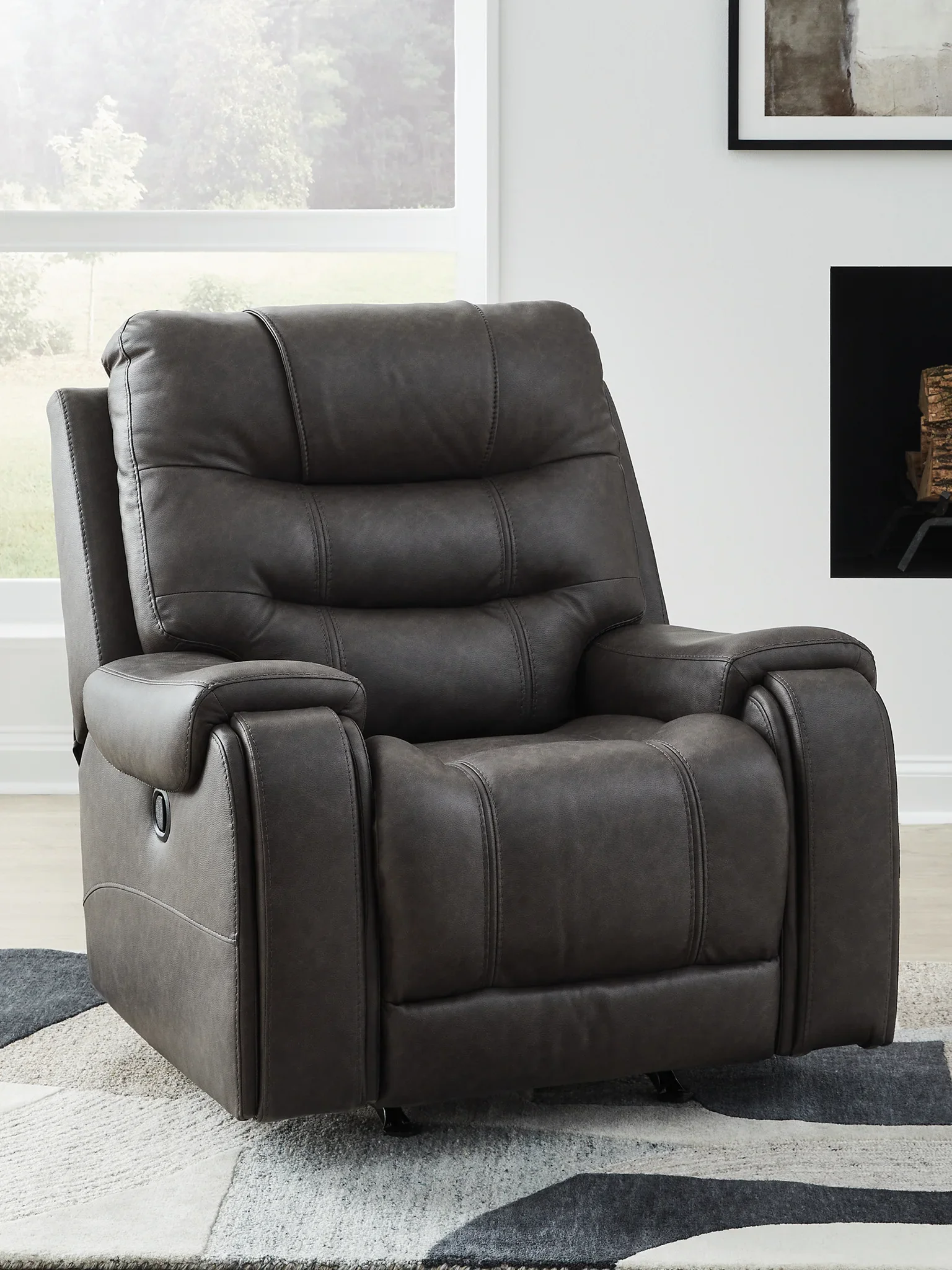 Femley - Smoke - Rocker Recliner - Image 2
