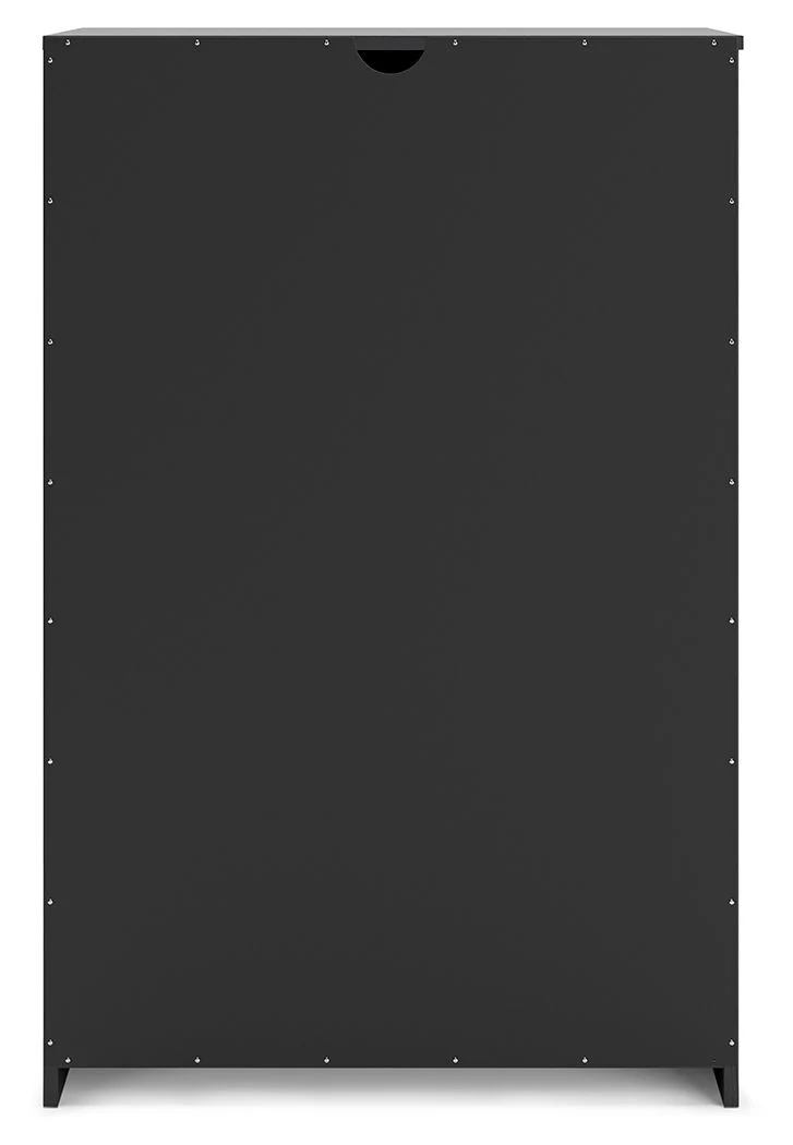 Finch - Black - Five Drawer Chest - 46" Height - Image 5