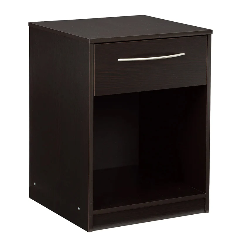 Finch - Black - One Drawer Night Stand