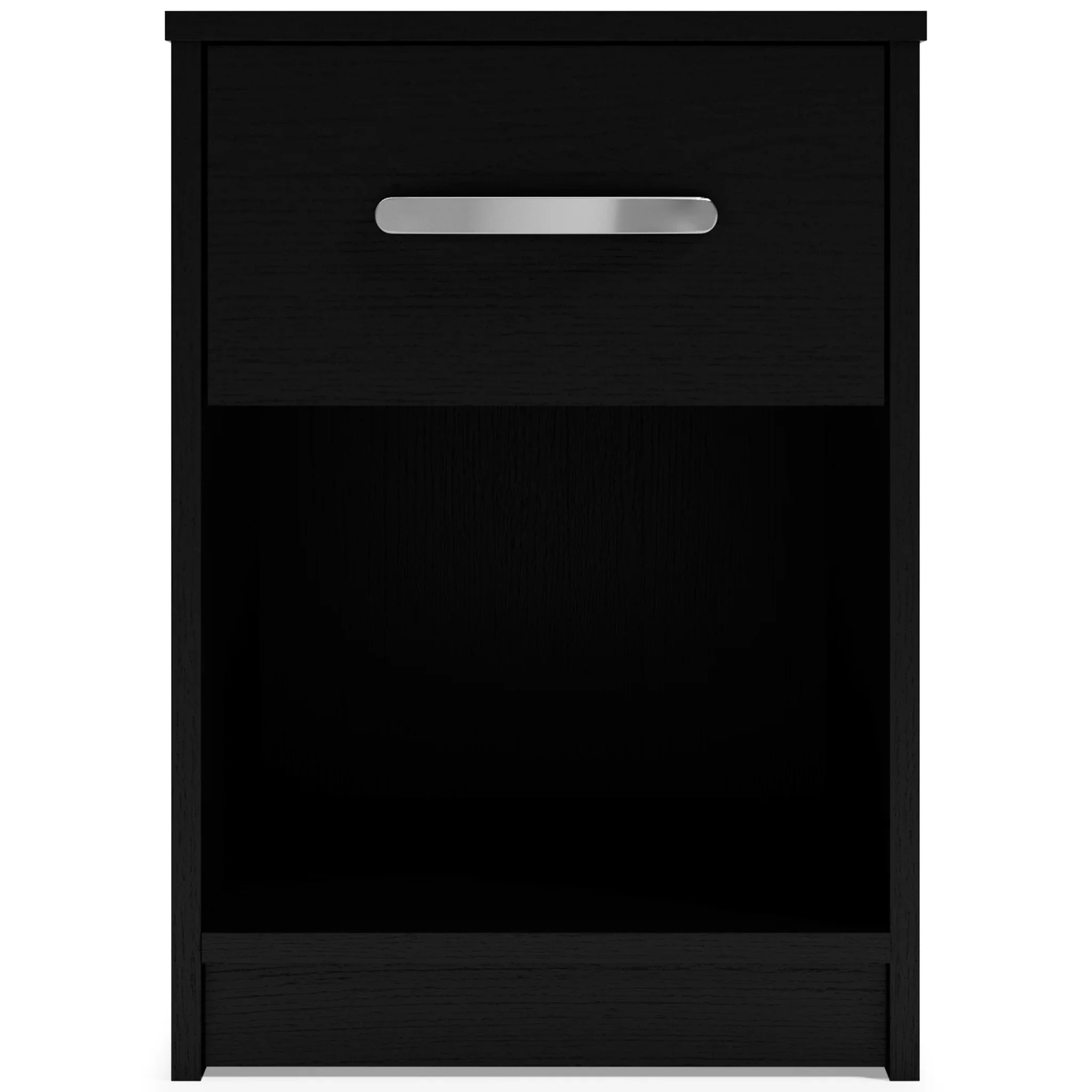 Finch - Black - One Drawer Night Stand - 23" Height - Image 5