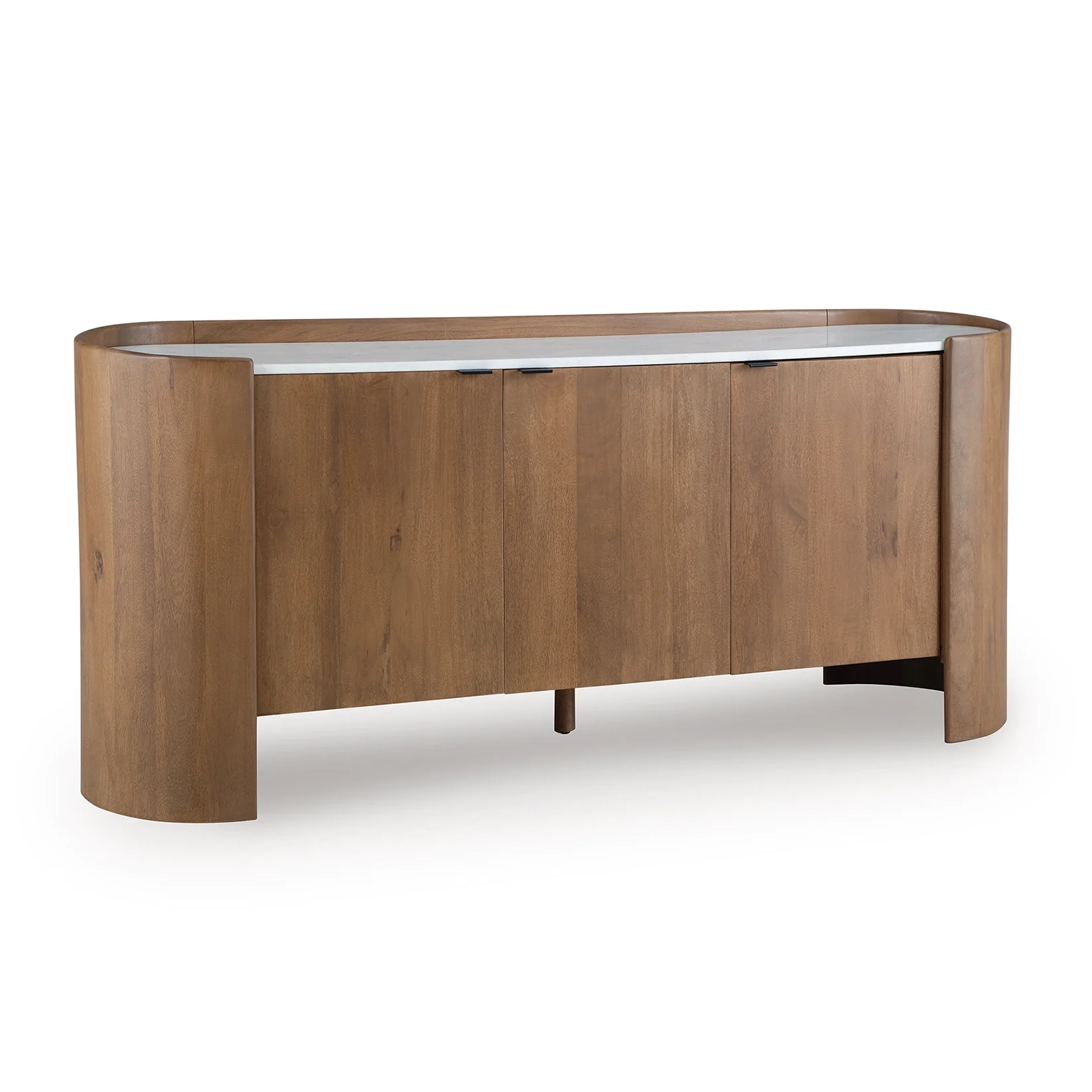 Fitzroy - Brown / White - Accent Cabinet