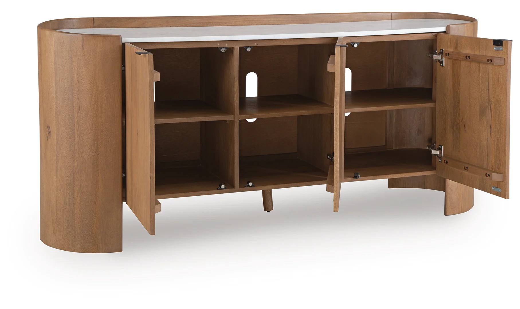 Fitzroy - Brown / White - Accent Cabinet - Image 5
