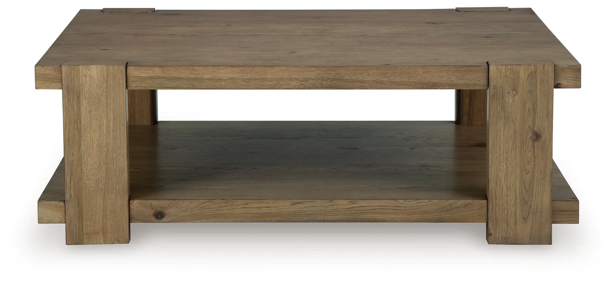 Flangren - Rectangular Cocktail Table - Light Brown - Image 3