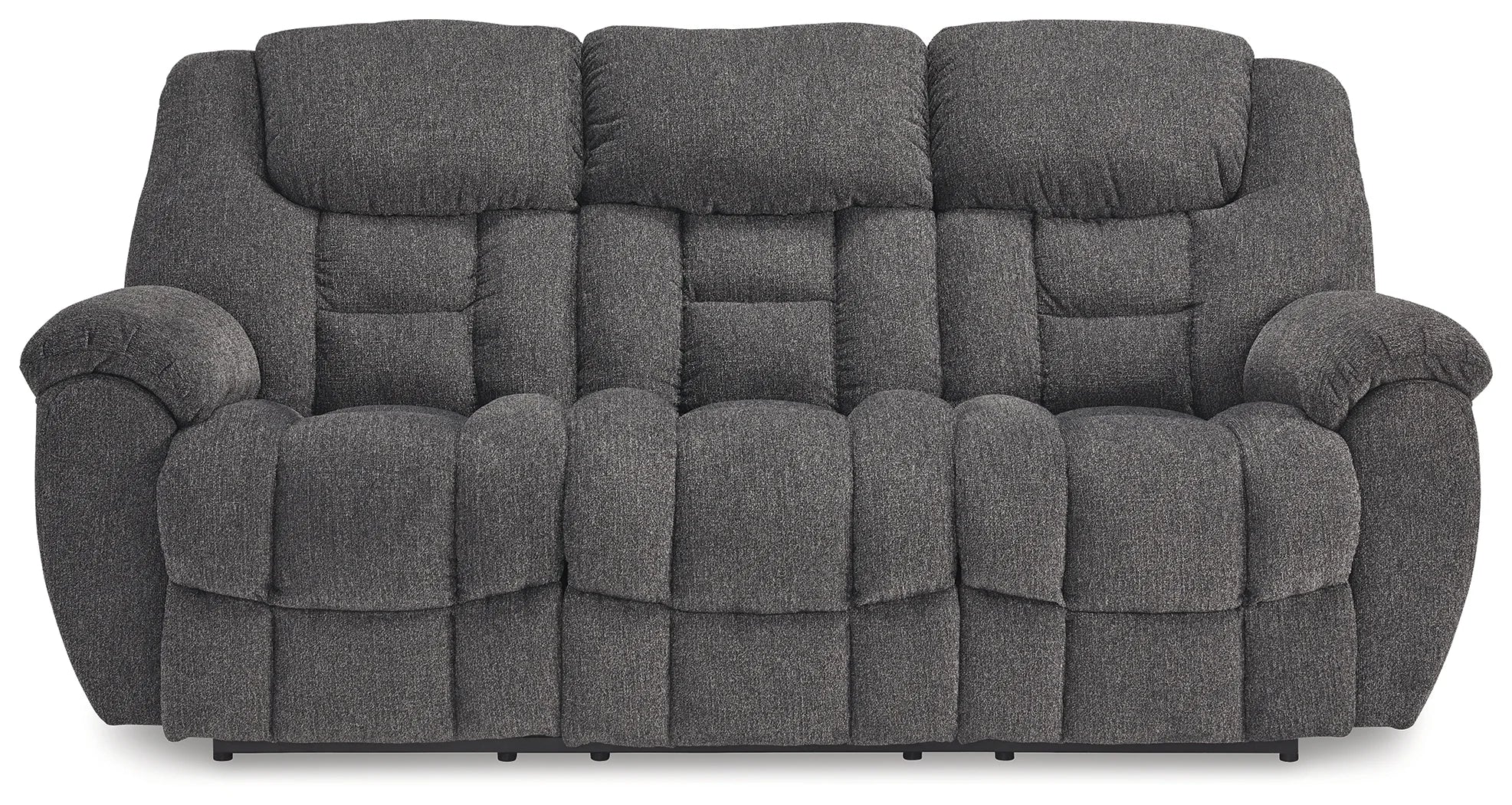 Foreside - Charcoal - Reclining Sofa - Image 4