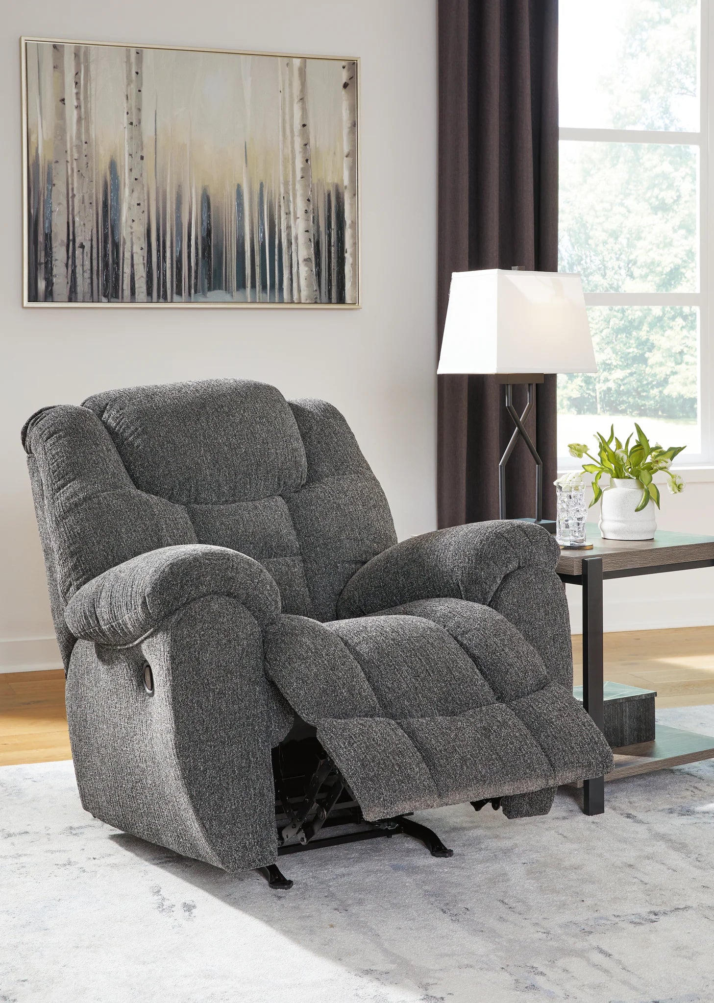 Foreside - Charcoal - Rocker Recliner - Image 6