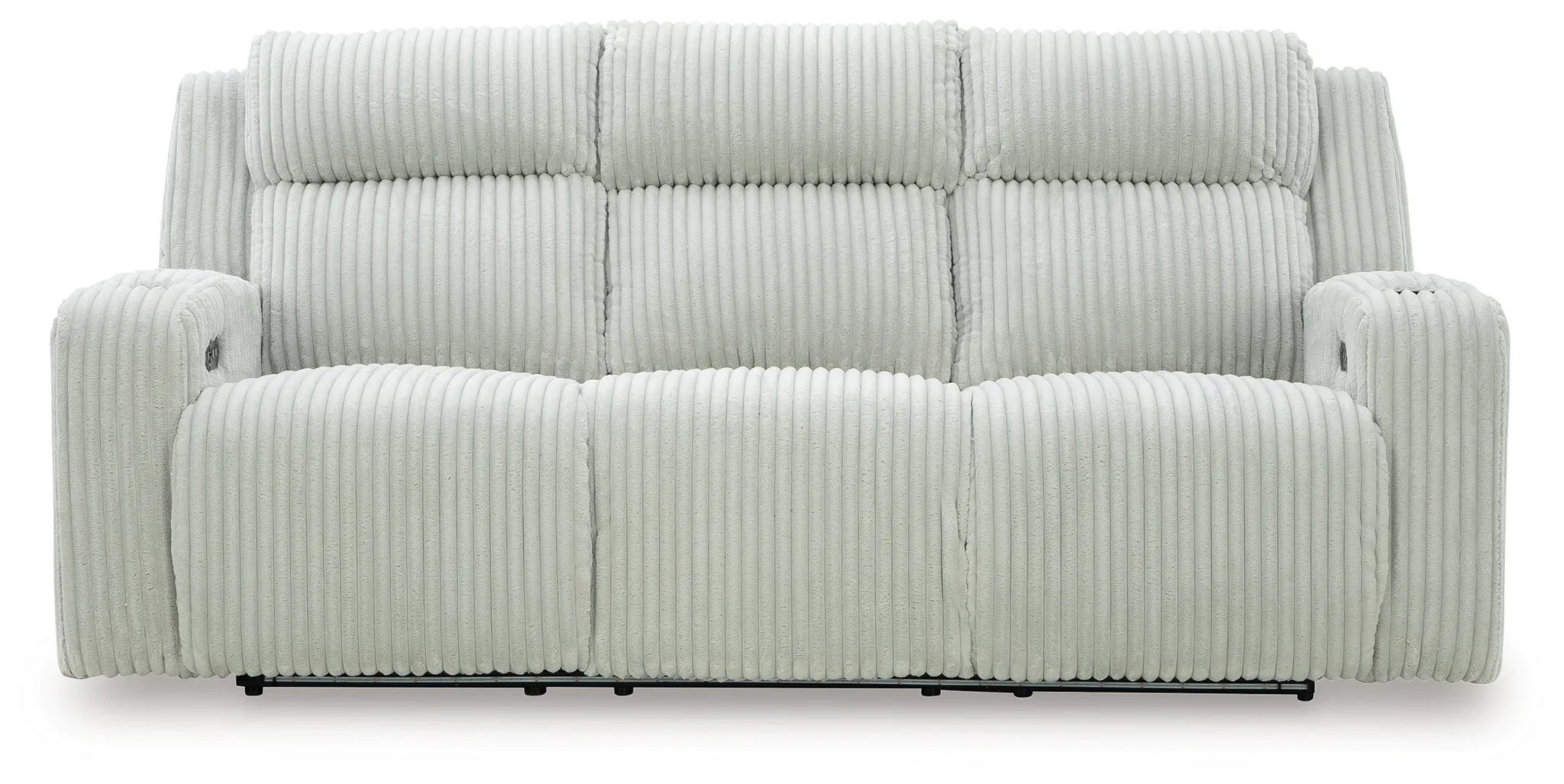 Forest Lake - Alloy - Power Reclining Sofa With Adj Headrest - Image 3