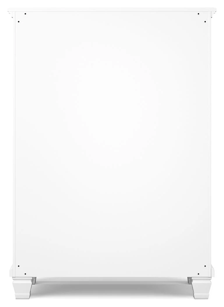 Fortman - White - Five Drawer Chest - Image 6