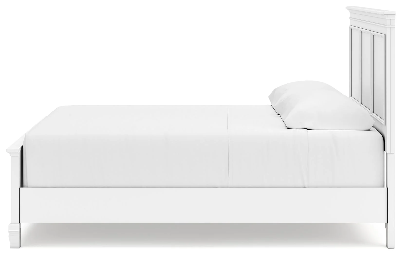 Fortman - White - King Panel Bed - Image 7