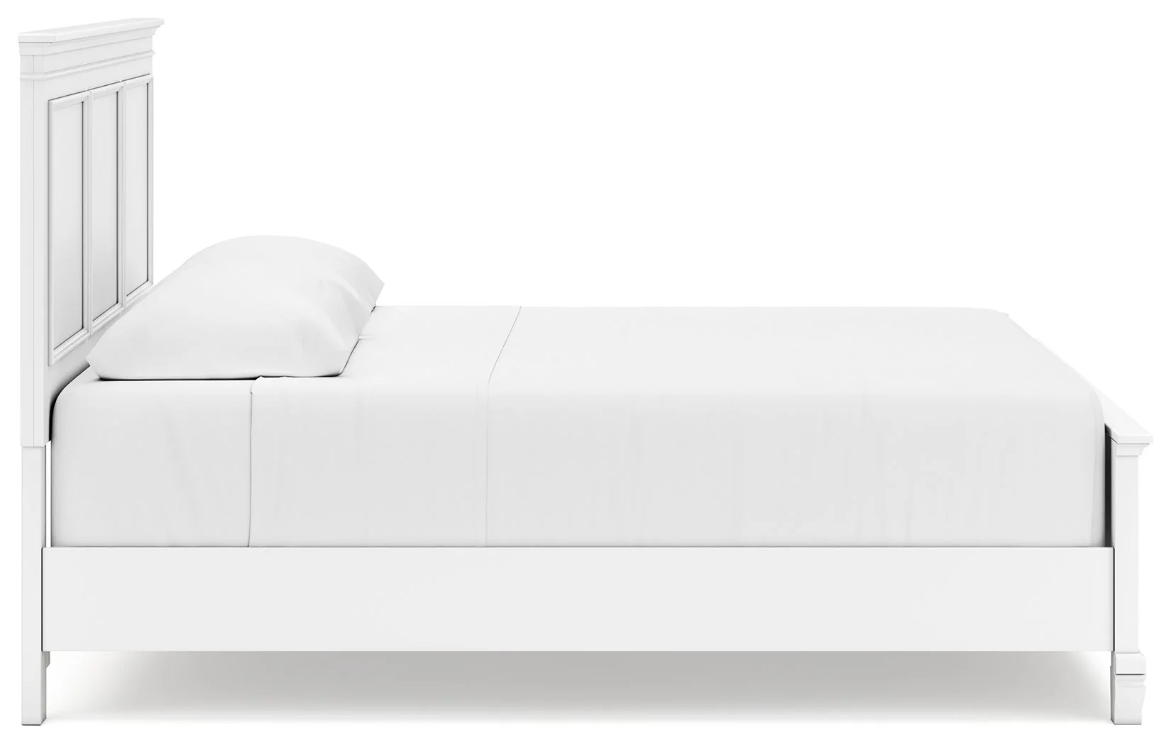 Fortman - White - King Panel Bed - Image 8