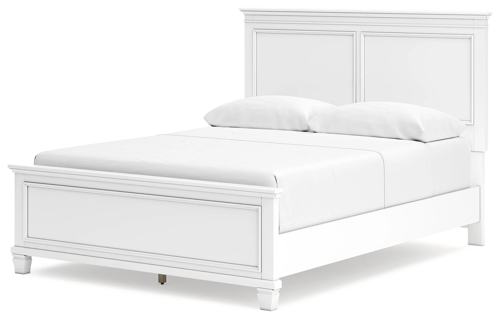 Fortman - White - Queen Panel Bed - Image 3
