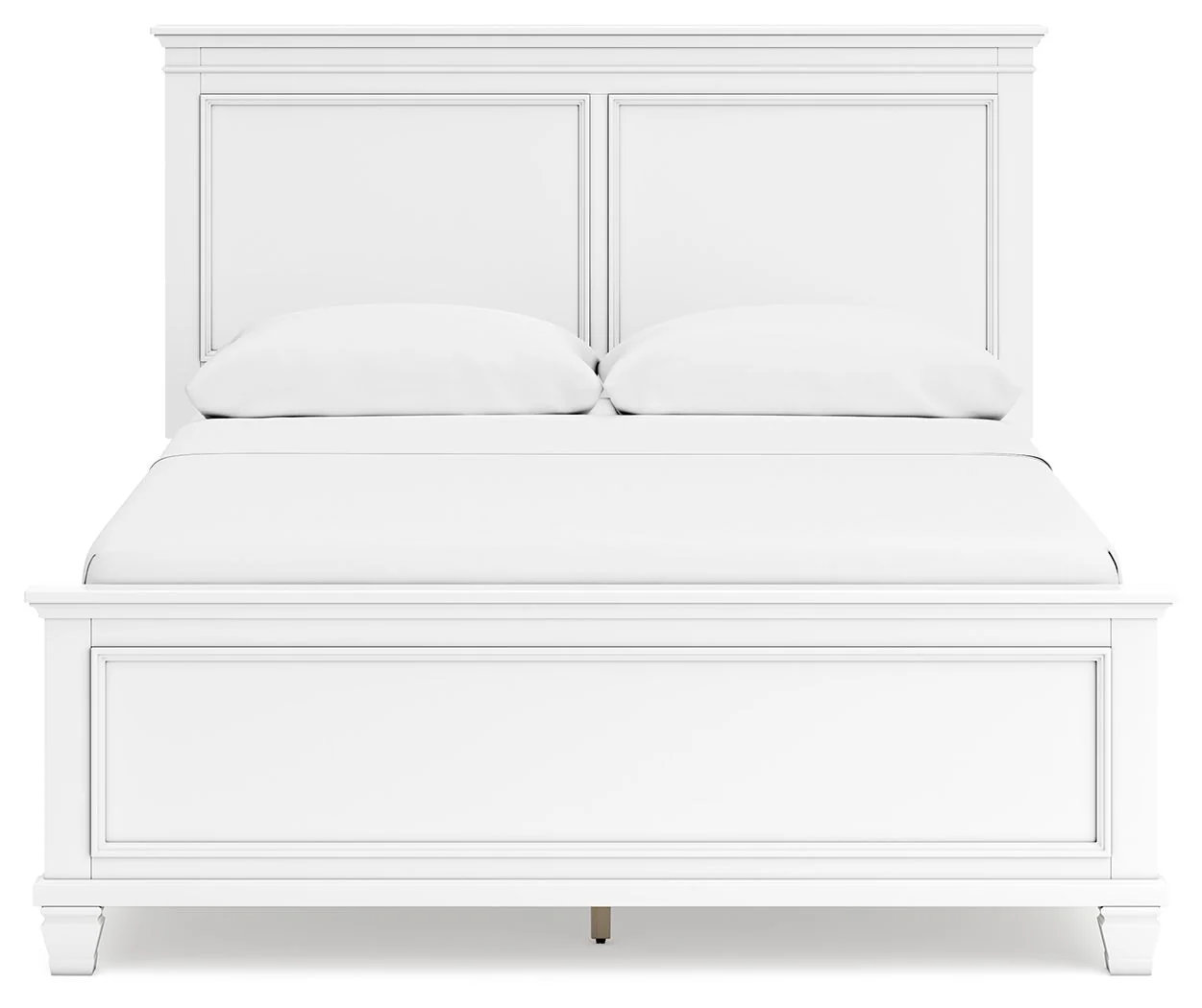 Fortman - White - Queen Panel Bed - Image 4