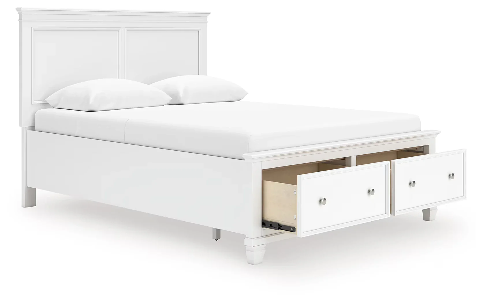 Fortman - White - Queen Panel Storage Bed - Image 2