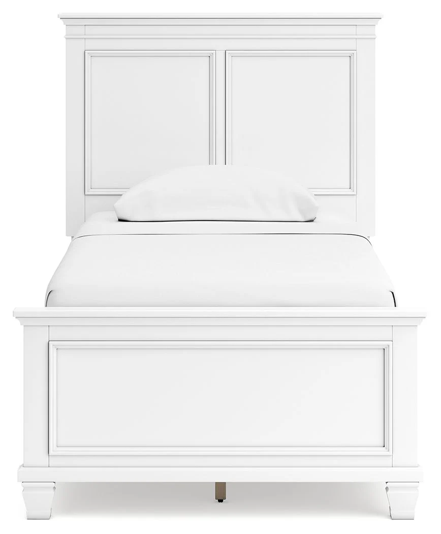 Fortman - White - Twin Panel Bed - Image 5
