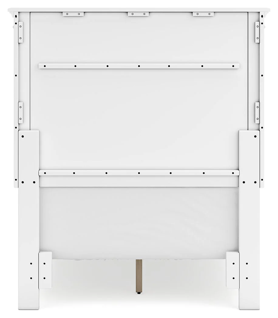 Fortman - White - Twin Panel Bed - Image 7