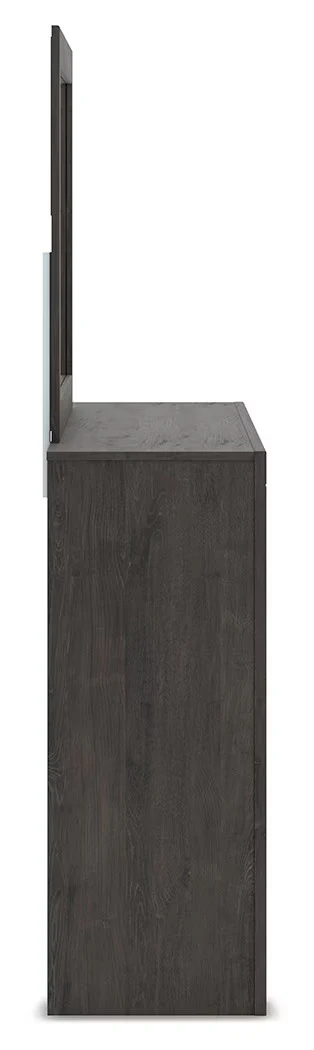 Fraluna - Charcoal - Dresser And Mirror - Image 7
