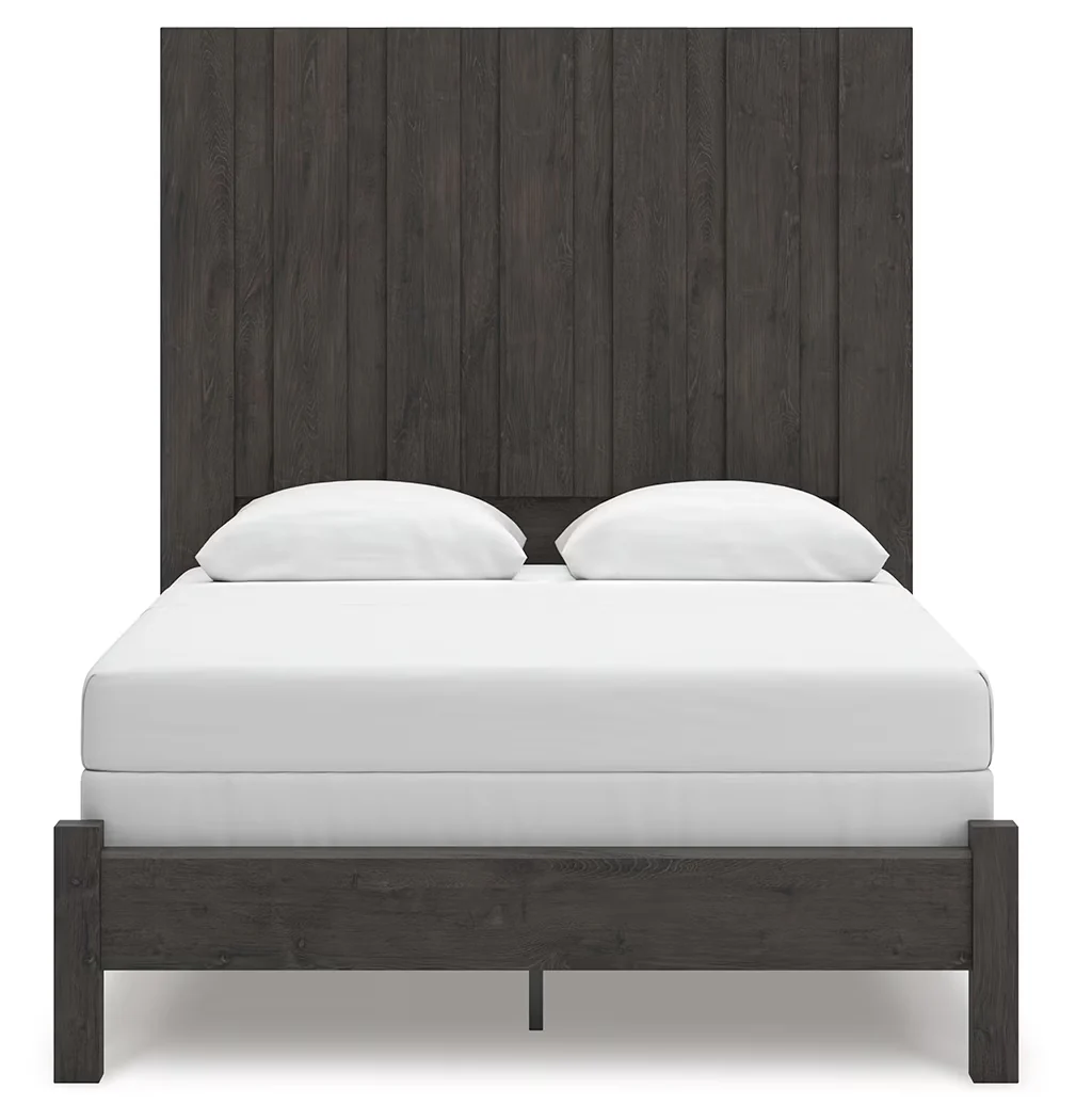 Fraluna - Charcoal - Queen Panel Bed - Image 6