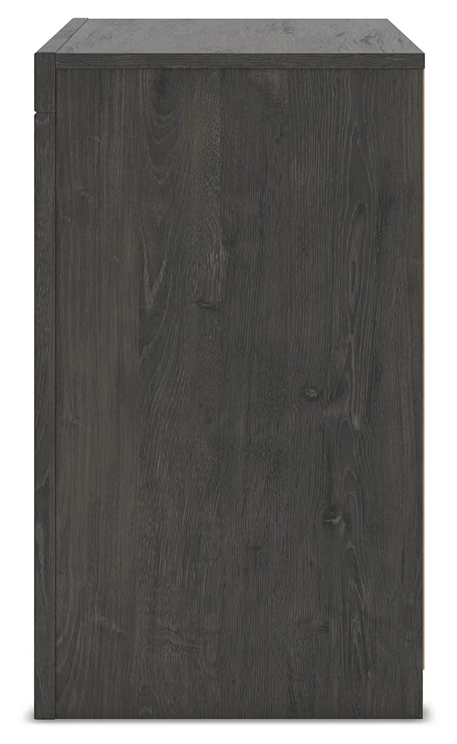 Fraluna - Charcoal - Two Drawer Night Stand - Image 5