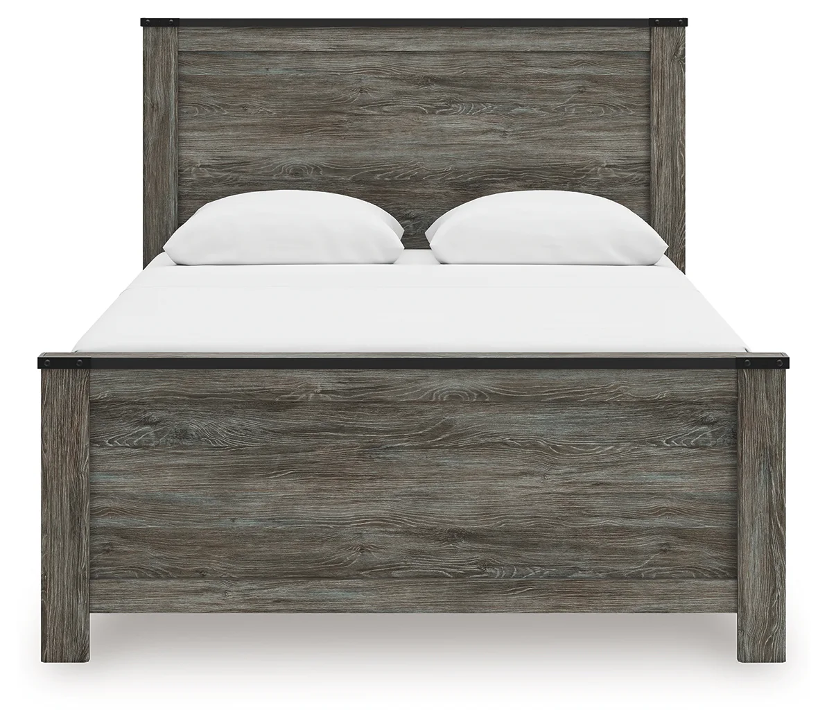 Frandern - Black / Gray - Queen Panel Bed - Image 3