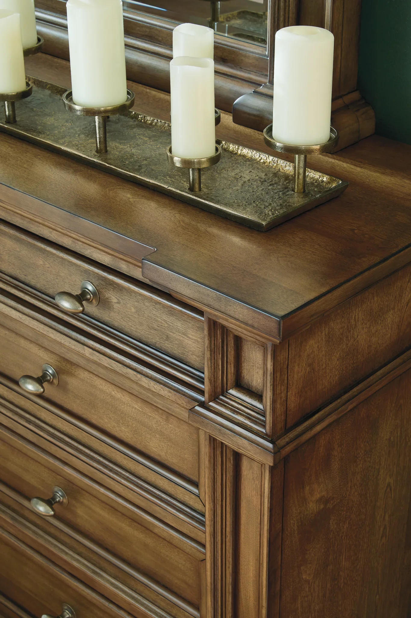 Frantanna - Dresser And Mirror - Brown - Image 5