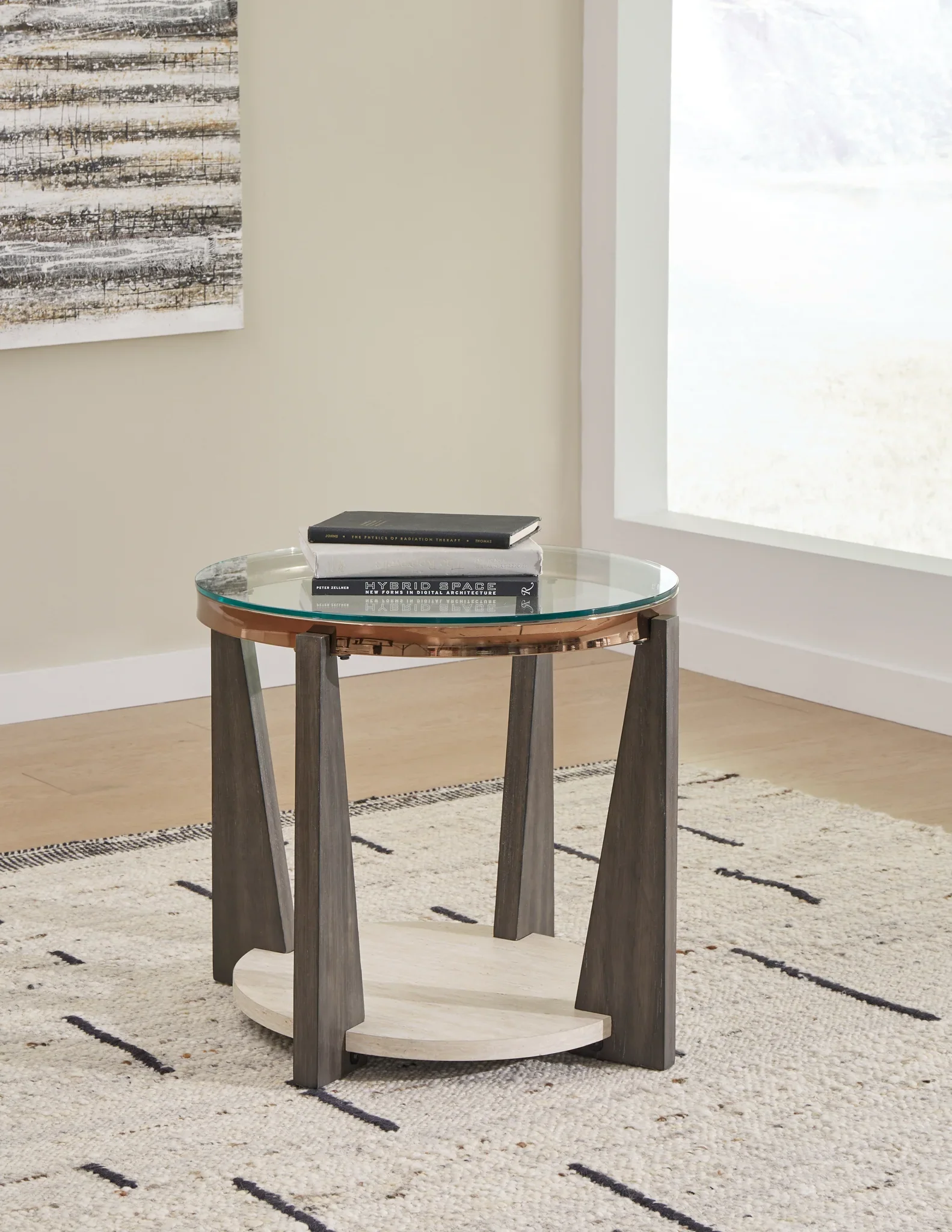 Frazwa - Multi - Round End Table - Image 2