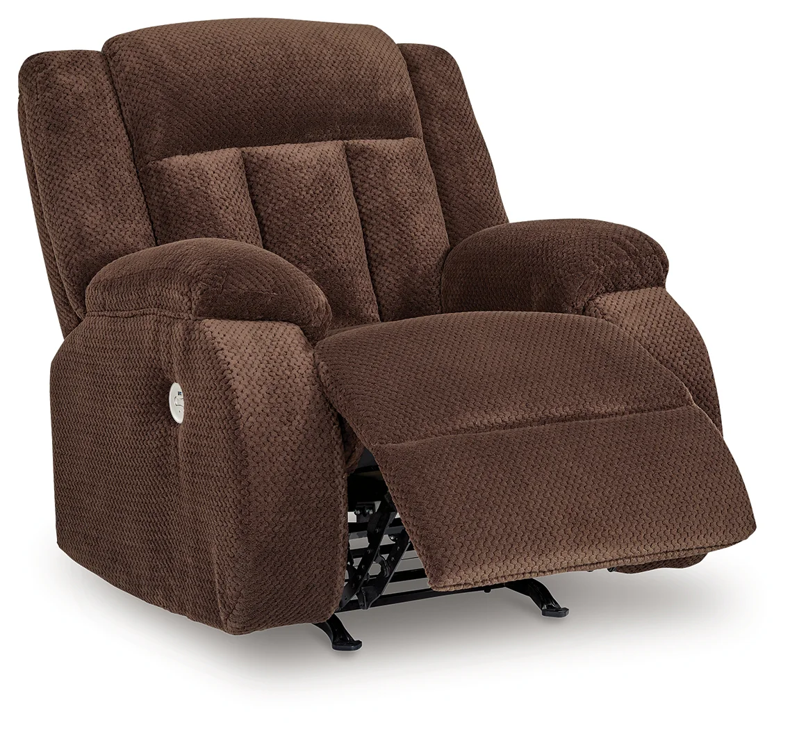 Free Wake - Chocolate - Power Rocker Recliner - Image 2