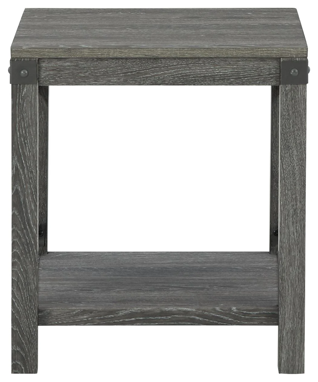 Freedan - Grayish Brown - Square End Table - Image 3