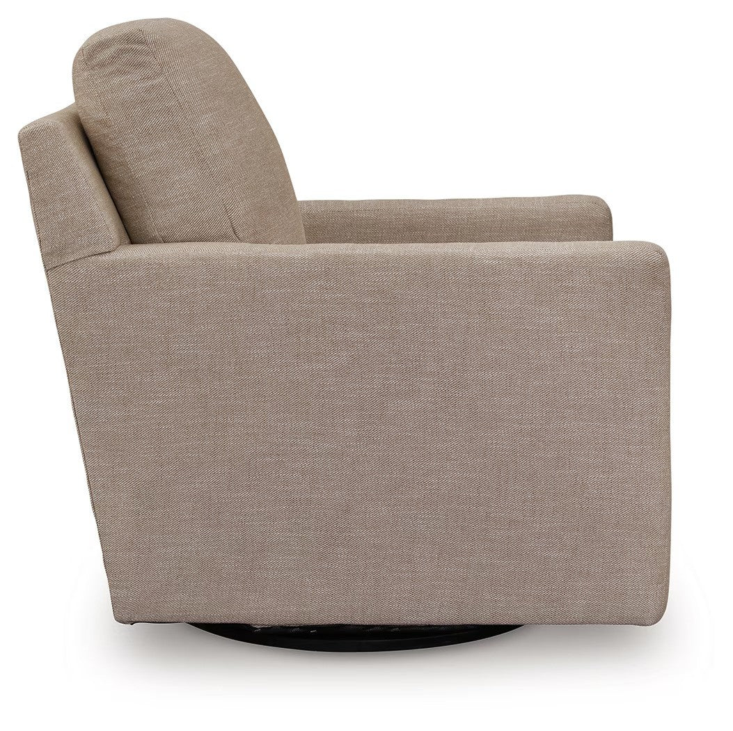 Freybourne Next-Gen Nuvella - Twill - Swivel Accent Chair - Image 4
