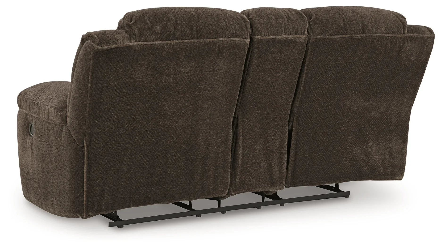 Frohn - Chocolate - Dbl Reclining Loveseat With Console - Image 6