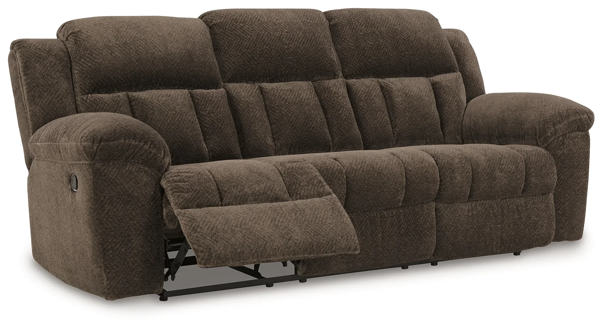 Frohn - Chocolate - Reclining Sofa - Image 2