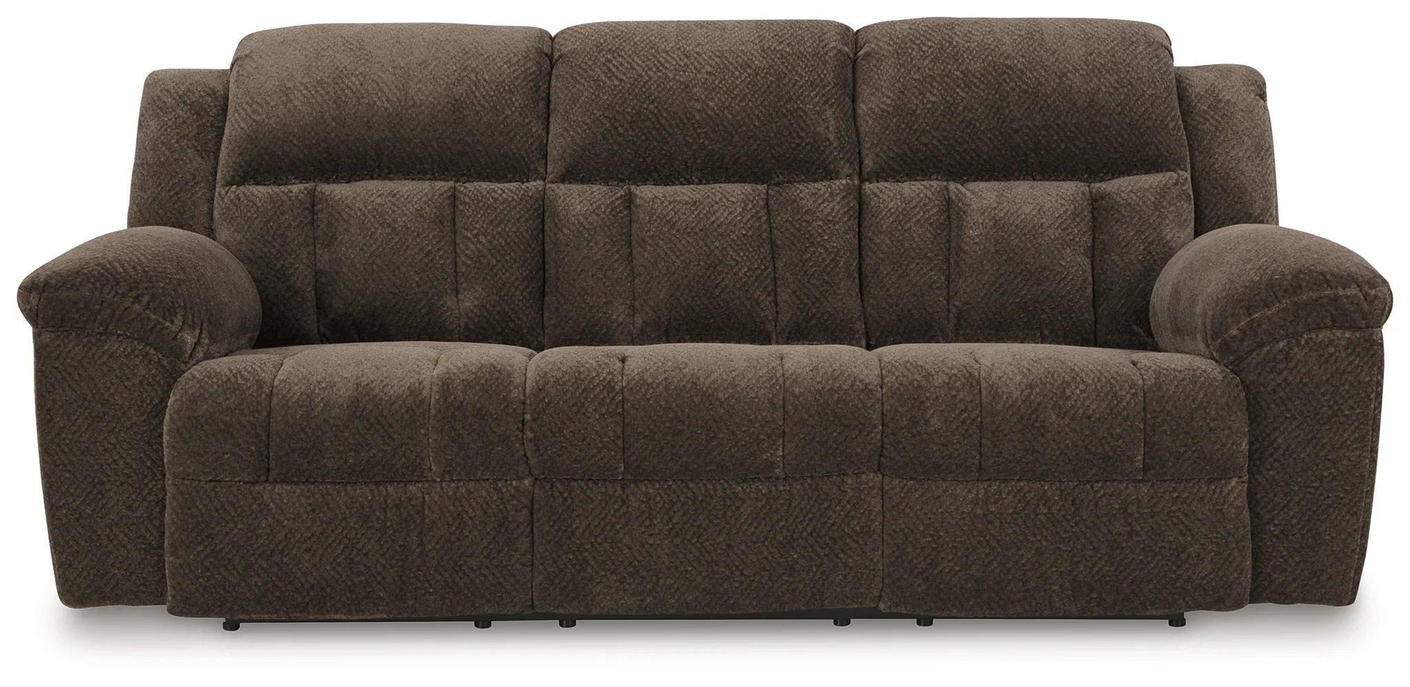 Frohn - Chocolate - Reclining Sofa - Image 3